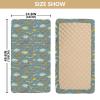 Colorful Retro Bed Sheet for Toddlers, Travel Cots and Cribs, Waterproof, 127 x 63 cm (Bed Not Included) view 3