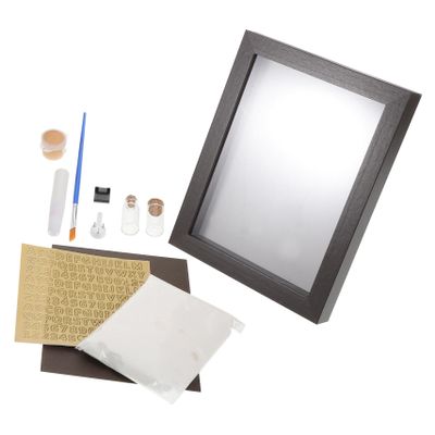 Abaodam Baby Photo Frame with Hand and Footprints for Newborns