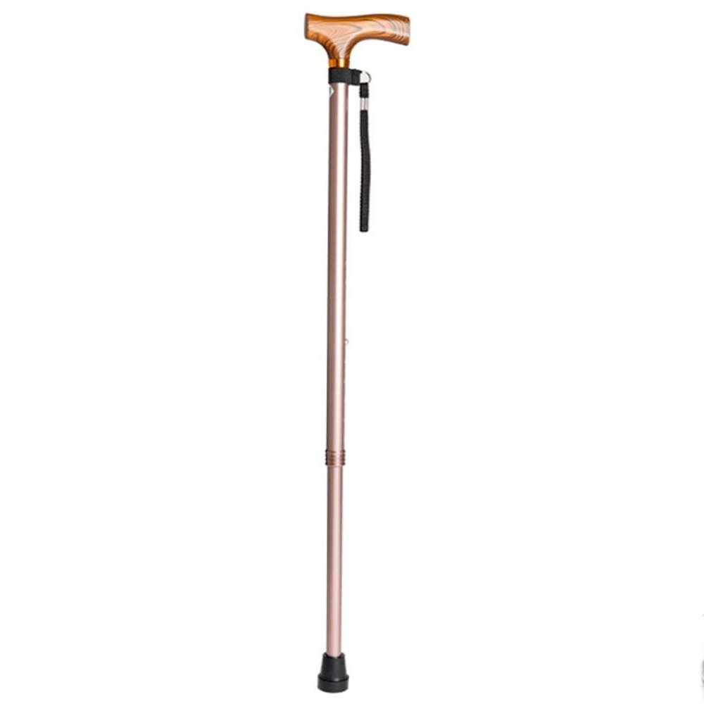 ALDDPWE Telescoping Folding Crutches, Ultralight, Portable, Aluminum Alloy, Metallic, 99 Journey