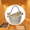 Folpus 6 L Sauna Bucket and Wooden Ladle Set view 2