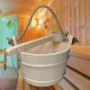 Folpus 6 L Sauna Bucket and Wooden Ladle Set view 4