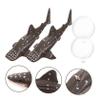 BUGUUYO 2-Piece Floating Shark Decoration for Aquariums view 3