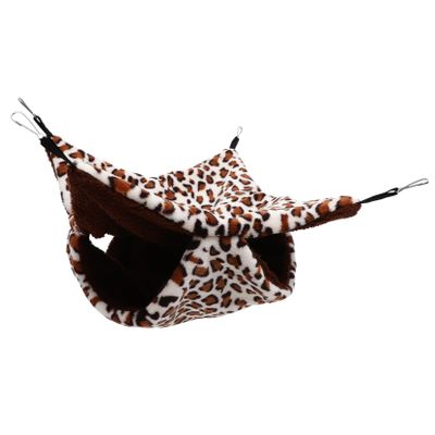 Sosoport Double-Layer Winter Cotton Hammock for Hamsters