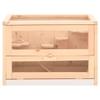 Homgoday Hamster Cage 60 x 35.5 x 42 cm, Solid Spruce Wood, Pet Enclosure for Chickens and Rabbits view 4