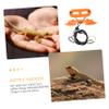 Yardwe Adjustable Leather Reptile Leash for Safe Outdoor Walking with Durable Harness - 5 Pack for Bearded Dragons view 3