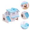 Happyyami Double-Story Hamster House Toy for Small Pets view 4