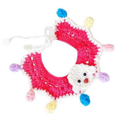BESPORTBLE Red Yarn Cat Collar
