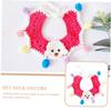 BESPORTBLE Red Yarn Cat Collar view 2