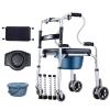 sjdoPulse Folding Adjustable 4-Wheel Rollator for Seniors and Adults with Disabilities view 1