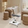 Portable Wheeled Footrest Stand for Beauty Salons | Rolling Storage Station for Hair Salons, Bathrooms and Foot Spas view 3