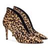 GBBRZKTB Women's Closed-Toe Stiletto Pumps Slip-On Ankle Boots, 7 cm, Leopard Print, Size 44 view 1