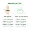 QTYQWC Natural Burmese Green Jade Bangle for Women, Retro Chinese-Style Jadeite Bracelet with Certificate, 64 mm view 4