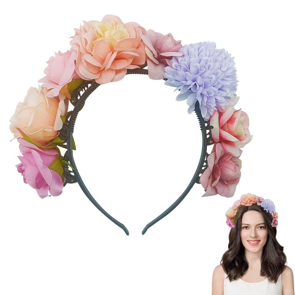 KASESSS 1-Piece Floral Headband for Women and Girls