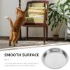 Stainless Steel Cat Bowls, 4-Pack, Silver, Easy to Clean view 3