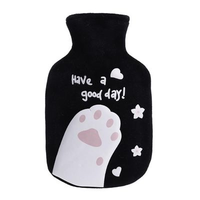Katutude Plush Hot Water Bottle, 350 mL, with Removable Washable Cover