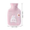 Katutude Plush Hot Water Bottle, 350 mL, with Removable Washable Cover view 2