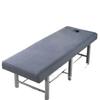 Washable Massage Table Fitted Sheet with Face Hole, Thick Pink, 60 x 185 cm view 2