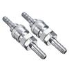 Pneumatic Straight Connector, 2 Pieces, 8(20) mm, Steel Zinc Alloy view 1