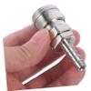 Pneumatic Straight Connector, 2 Pieces, 8(20) mm, Steel Zinc Alloy view 3