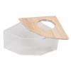 Yctze Acrylic Hamster Box with Fcherpilz for Small Pet Hamsters view 1