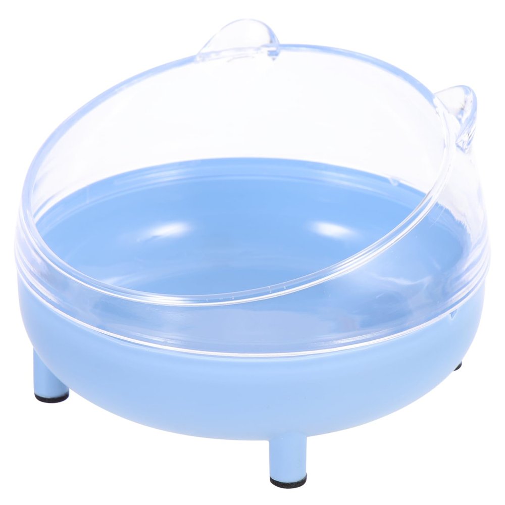 Milisten Compact Plastic Hamster Sand Bath, Blue