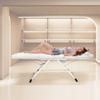 Generic Portable 3-Section Folding Massage Table with Pillow, White view 4