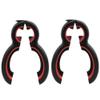 6-in-1 Multifunctional Stainless Steel Bottle Opener, Kitchen Tool for Home and Travel, Ergonomic Design, Black and Red view 1