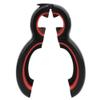 6-in-1 Multifunctional Stainless Steel Bottle Opener, Kitchen Tool for Home and Travel, Ergonomic Design, Black and Red view 3