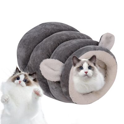 Cat Sleeping Bag, Winter Cat Bed & Cat Cave for Small Dogs