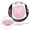 Non-Slip PET Sitz Bath, Pink, for Toilet Use at Home view 3