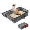 Portable, Leak-Resistant Travel Cat Litter Box view 1