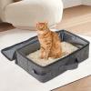 Portable, Leak-Resistant Travel Cat Litter Box view 3
