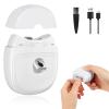 LOPHE Electric Nail Clipper, 2-Speed Trimmer with Light, White view 1
