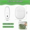 LOPHE Electric Nail Clipper, 2-Speed Trimmer with Light, White view 2
