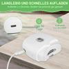 LOPHE Electric Nail Clipper, 2-Speed Trimmer with Light, White view 4