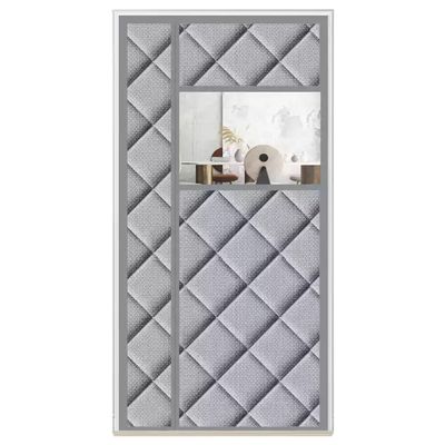 DTREEL Magnetic Insulated Door Curtain, Energy-Saving, Privacy, Windproof, with Waterproof Cotton Curtain, 90 x 220 cm