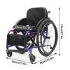 Self-Propelled Sport Wheelchair, Foldable Aluminum, 40 cm/15.7 in Seat Width view 2