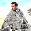 WJLYDM Emergency Blankets, Outdoor Survival First Aid Blankets, Windproof Thermal Insulation, 3-Pack, 140 x 210 cm view 3