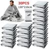 WJLYDM 530-Piece Outdoor Emergency Survival Blankets, First-Aid Rescue Kit, Waterproof Thermal Camping Blanket (5 pcs, Gold) view 2