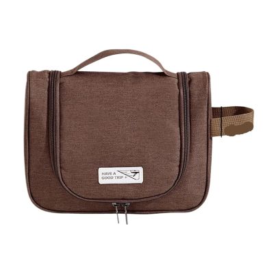 MZSKLW Hanging Toiletry and Makeup Bag, Brown