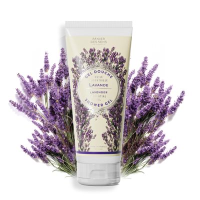 Panier des Sens Lavender Shower Gel, 200 ml, Natural, pH-Balanced, Nourishing