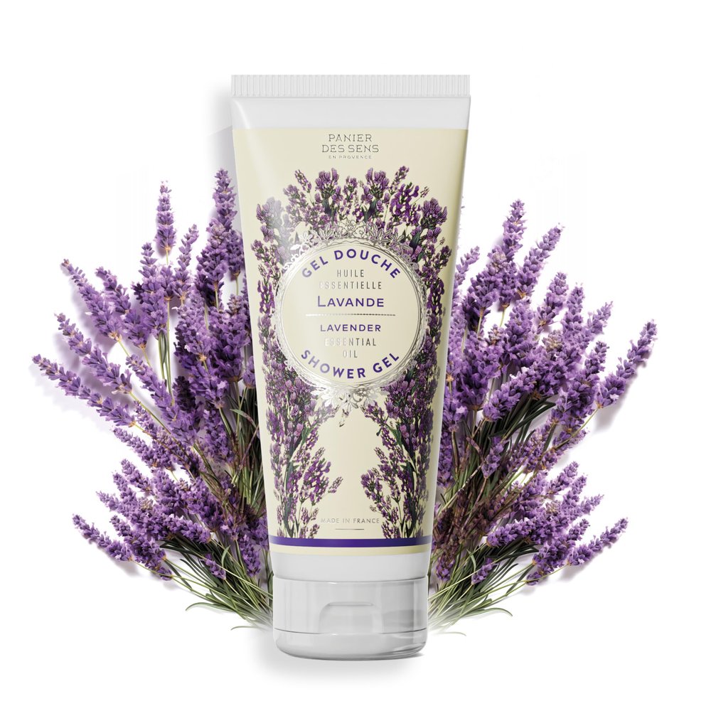 Panier des Sens Lavender Shower Gel, 200 ml, Natural, pH-Balanced, Nourishing