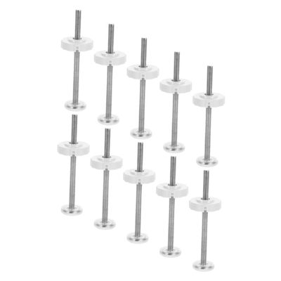 ibasenice 10-Piece Threaded Rods for Baby Gates and Pet Gates, Replacement Screw Bolts