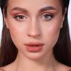 REHLEIN colored contact lenses - STEEL BLUE - 2 pcs. incl. free case - blue monthly lenses - natural design - high coverage (STEEL BLUE, 1 pair (2 pcs.), -0.50) view 2