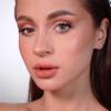 REHLEIN colored contact lenses - STEEL BLUE - 2 pcs. incl. free case - blue monthly lenses - natural design - high coverage (STEEL BLUE, 1 pair (2 pcs.), -0.50) view 4