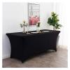 Washable Massage Table Cover, 6FT/8FT Spandex Stretch Tablecloth for 4FT, 5FT, 6FT, and 8FT Folding or Cocktail Tables, Grass Green, 4FT (121 x 75 x 75 cm) view 4