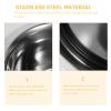 Silver Stainless Steel Elevated Wall-Mounted Dog Bowl view 2