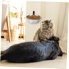 Silver Stainless Steel Elevated Wall-Mounted Dog Bowl view 4