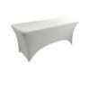 Washable Massage Table Cover, Spandex Stretch Tablecloth, Ivory, 4 ft (121 x 75 x 75 cm) view 1