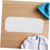 8 Washable Cloth Diaper Inserts for Newborns, White view 4
